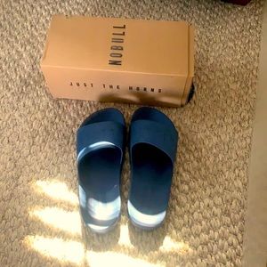 NOBull Navy Blue Sliders Women Size 7.5 Men Size 6